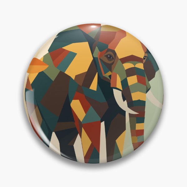 Item preview, Low-Poly Elephant Wall Art designed and sold by MahnoorDesigns.