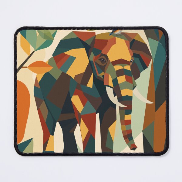 Item preview, Low-Poly Elephant Wall Art designed and sold by MahnoorDesigns.