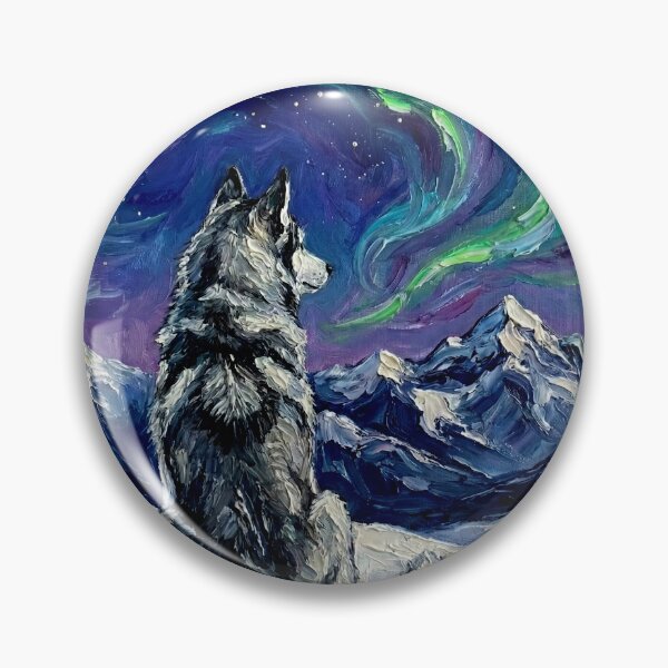 Item preview, Winter Night - Husky designed and sold by AjaTrier.