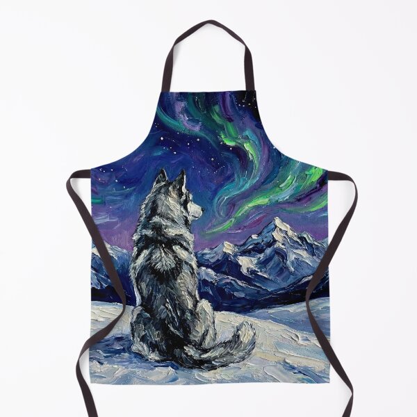 Item preview, Winter Night - Husky designed and sold by AjaTrier.