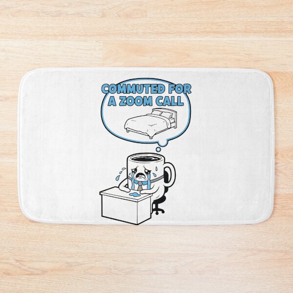 Item preview, Google Başlığı: "Commuted For A Zoom Call" Funny Return To Office Graphic - Crying Coffee Mug - Corporate RTO Humor designed and sold by BestChoiceService.
