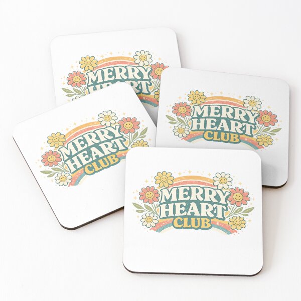 Item preview, Merry Heart Club Retro Christian Floral Smiley Faith Aesthetic Shirt designed and sold by SoulThread Studio.