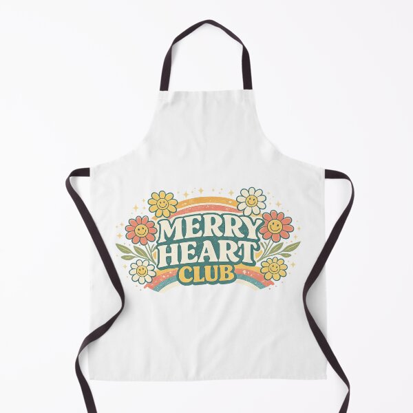 Item preview, Merry Heart Club Retro Christian Floral Smiley Faith Aesthetic Shirt designed and sold by SoulThread Studio.