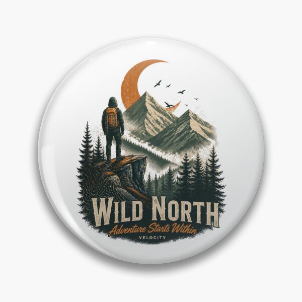 Item preview, WILD NORTH | Outdoor Adventure designed and sold by AtomicThreadCo.