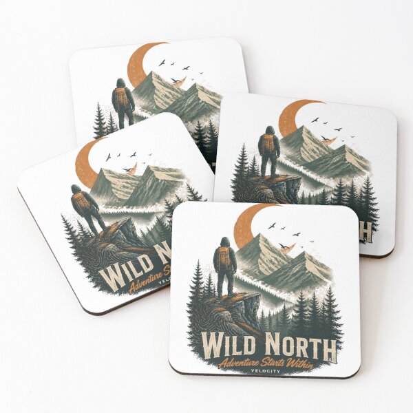 Item preview, WILD NORTH | Outdoor Adventure designed and sold by AtomicThreadCo.