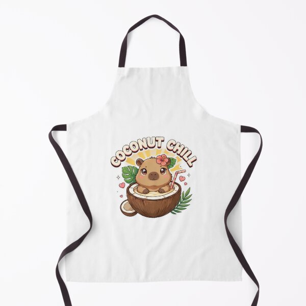 Item preview, Coconut Chill Capybara T-Shirt – Cute Kawaii Tropical Summer Animal Gift for Capybara Lovers, Cozy Girls & Beach Vibes Fans designed and sold by GemBob Creations.