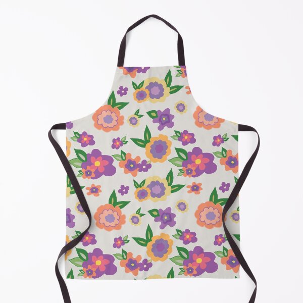Item preview, Crazy Orange Yellow and Purple Flowers designed and sold by Nana Dancer Designs.