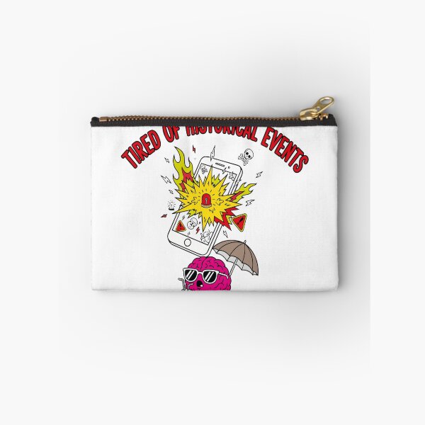 Item preview, "Tired Of Historical Events" Funny Doomscrolling Graphic - News Fatigue Art - Mental Health Meme designed and sold by BestChoiceService.