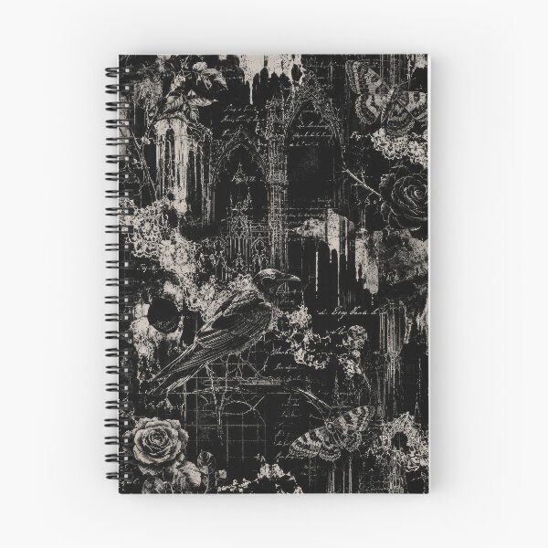 Item preview, Gothic  Grunge Black and White Pattern   designed and sold by Kaurisdigital.