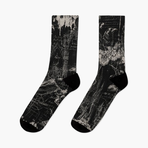 Item preview, Gothic  Grunge Black and White Pattern   designed and sold by KaurisDigital.