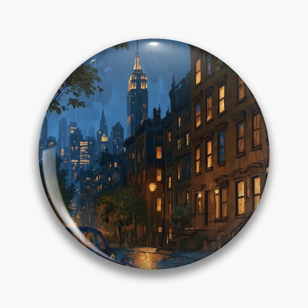 Item preview, Rainy New York Street At Night designed and sold by Rtymer.
