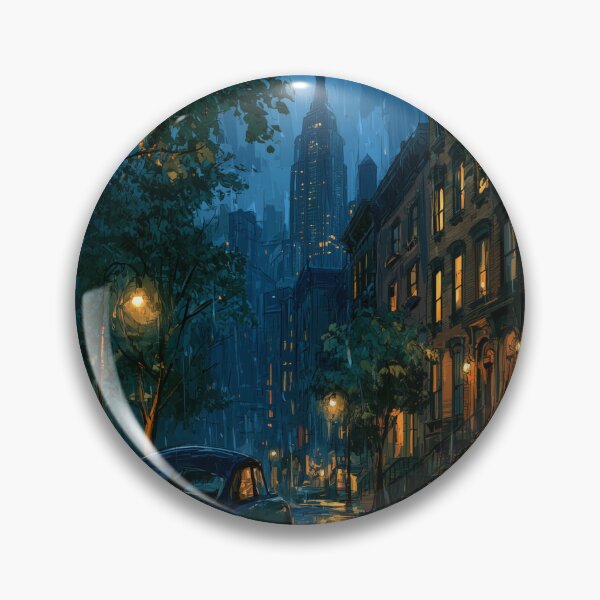 Item preview, Rainy New York Street At Night designed and sold by Rtymer.