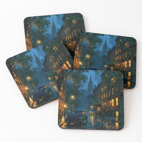 Item preview, Rainy New York Street At Night designed and sold by Rtymer.