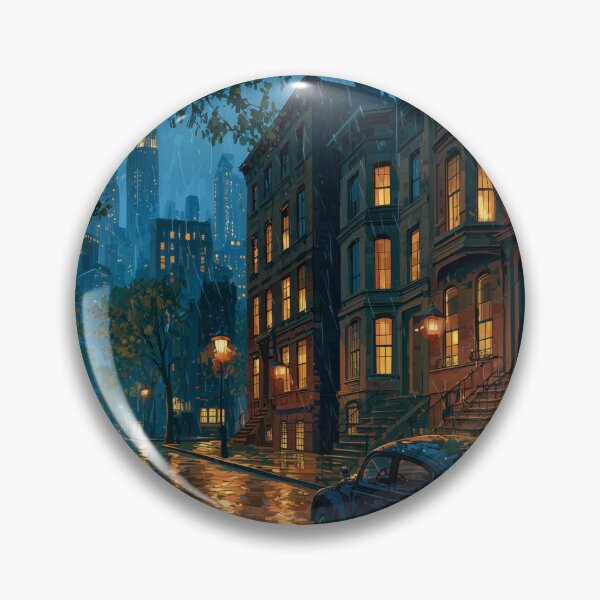 Item preview, Rainy New York Street At Night designed and sold by Rtymer.