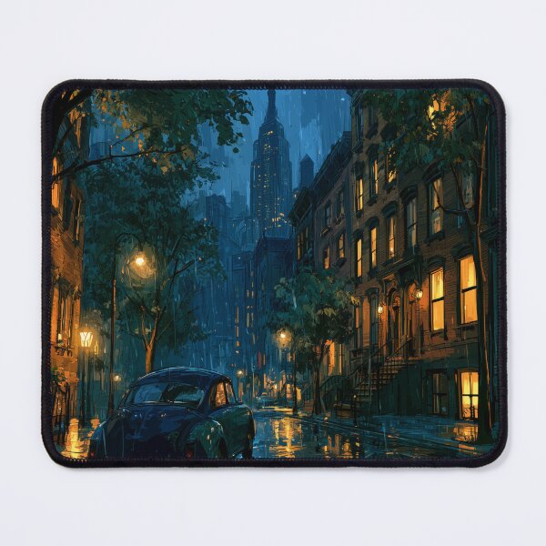 Item preview, Rainy New York Street At Night designed and sold by Rtymer.