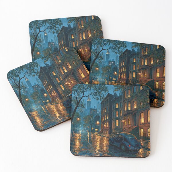 Item preview, Rainy New York Street At Night designed and sold by Rtymer.