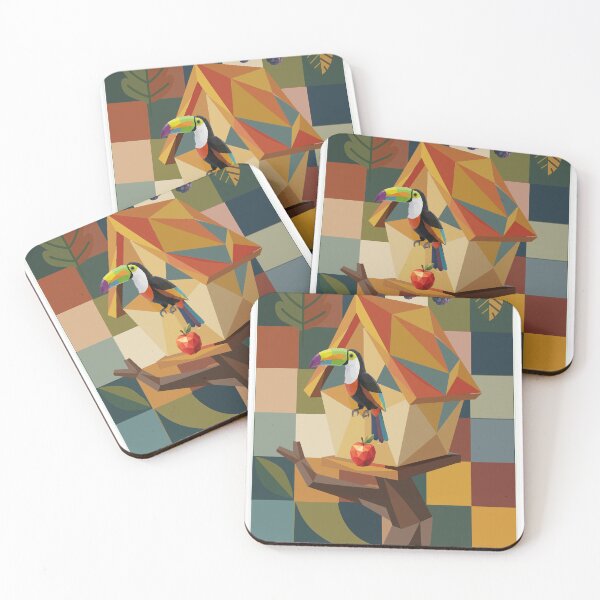 Item preview, Low-Poly Toucan Wall Art designed and sold by MahnoorDesigns.