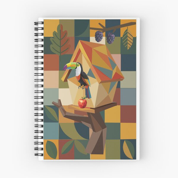 Item preview, Low-Poly Toucan Wall Art designed and sold by MahnoorDesigns.