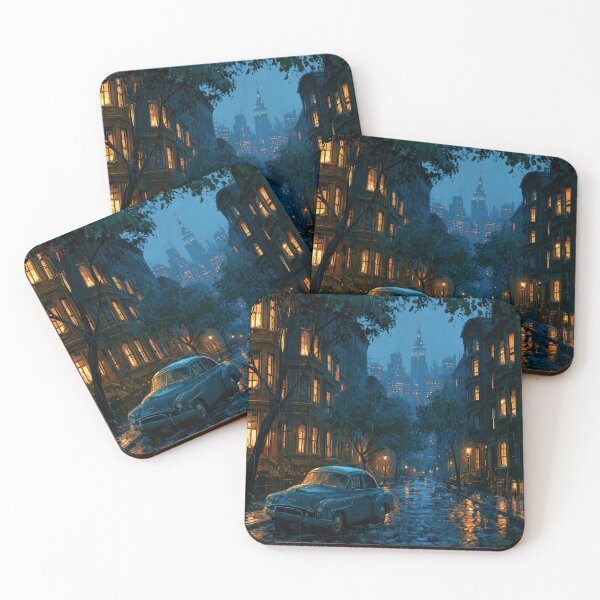 Item preview, Rainy New York Street At Night designed and sold by Rtymer.