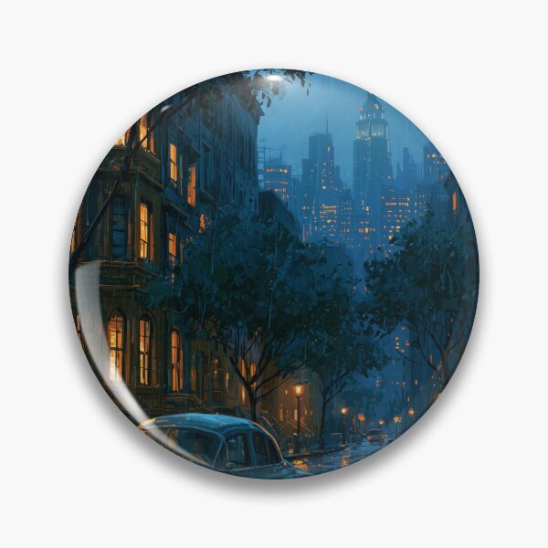 Item preview, Rainy New York Street At Night designed and sold by Rtymer.