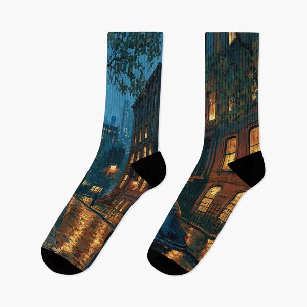 Item preview, Rainy New York Street At Night designed and sold by Rtymer.