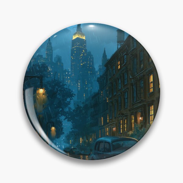 Item preview, Rainy New York Street At Night designed and sold by Rtymer.