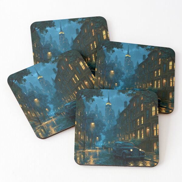 Item preview, Rainy New York Street At Night designed and sold by Rtymer.