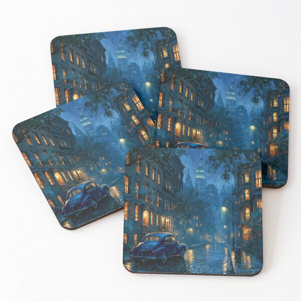 Item preview, Rainy New York Street At Night designed and sold by Rtymer.