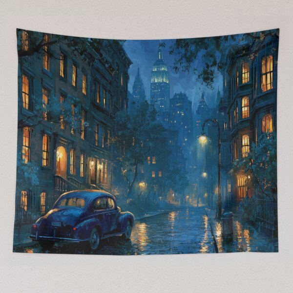 Item preview, Rainy New York Street At Night designed and sold by Rtymer.