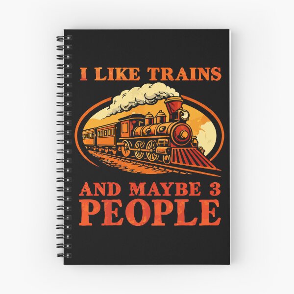 Item preview, I Like Trains And Maybe 3 People - Funny Train Conductor Railroad Worker Dad Grandpa Husband Art designed and sold by BendyBeasts.