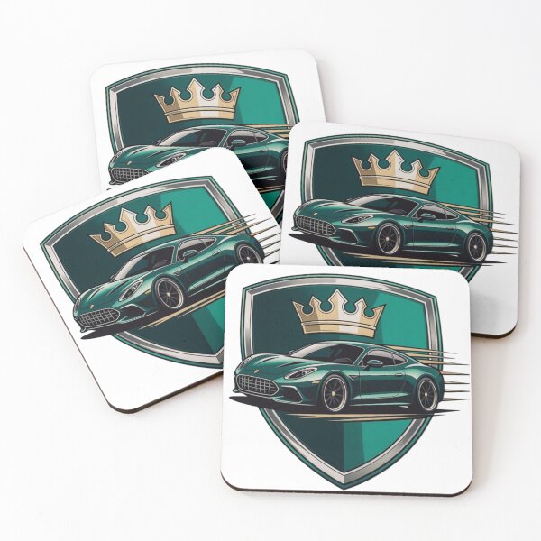 Item preview, British Racing Green Supercar Royal Crown Shield Emblem designed and sold by Nexus Space.