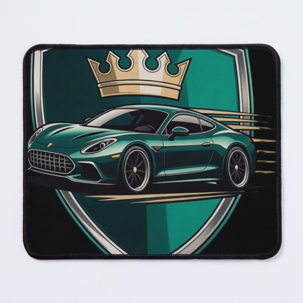 Item preview, British Racing Green Supercar Royal Crown Shield Emblem designed and sold by Nexus Space.