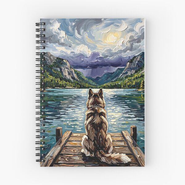 Item preview, On The Dock – Brown Husky designed and sold by AjaTrier.