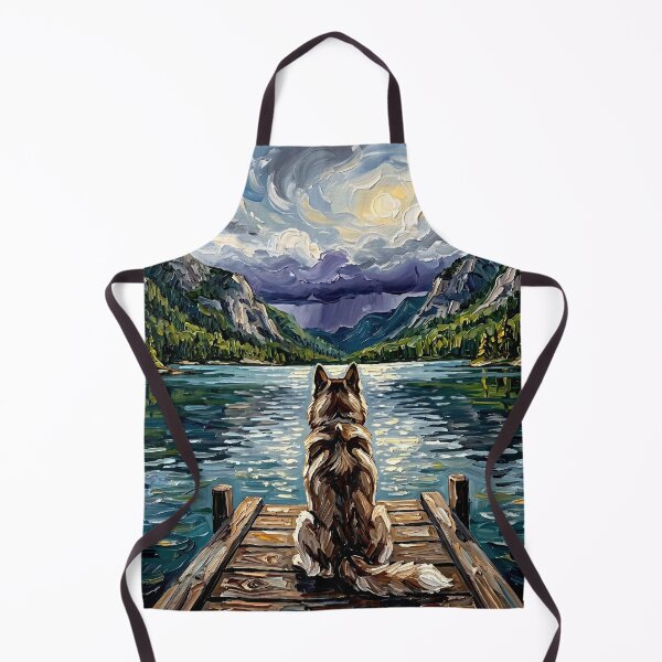 Item preview, On The Dock – Brown Husky designed and sold by AjaTrier.