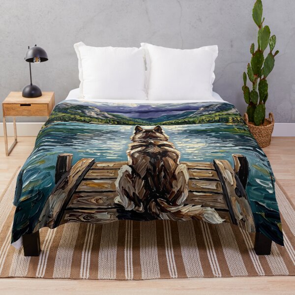 Item preview, On The Dock – Brown Husky designed and sold by AjaTrier.