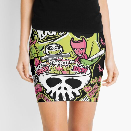 Oogie Boogie Loops Mini Skirt