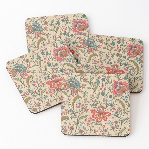 Item preview, Earthy greens and leaf motif Print Nature  designed and sold by BlueLineLAX.
