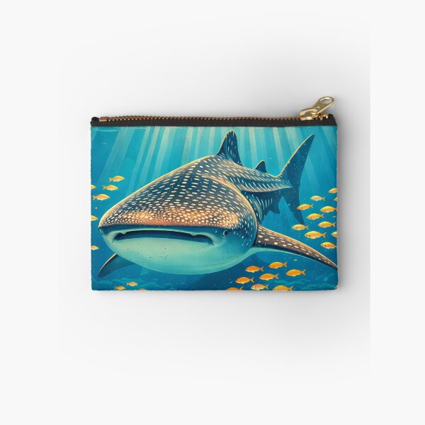 Item preview, Whale Shark Retro Style Digital Animal Art designed and sold by kakarikihill.