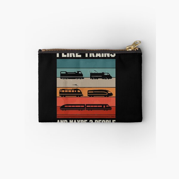 Item preview, I Like Trains And Maybe 3 People - Funny Train Conductor Railroad Worker Dad Grandpa Husband Art designed and sold by BendyBeasts.