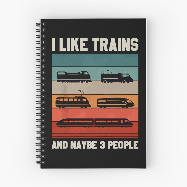 Item preview, I Like Trains And Maybe 3 People - Funny Train Conductor Railroad Worker Dad Grandpa Husband Art designed and sold by BendyBeasts.