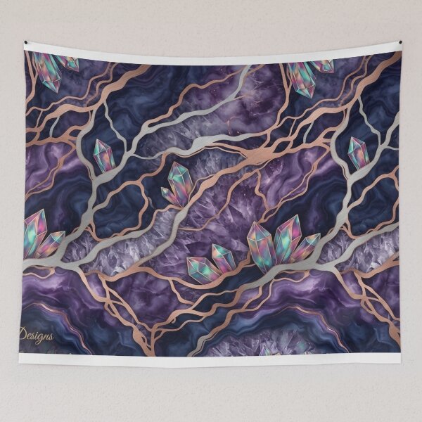 Item preview, Geode Tapestry designed and sold by DraysDesigns.