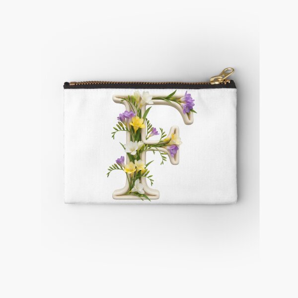 Item preview, Botanical Floral Letter F Monogram designed and sold by Helenaphotoart.