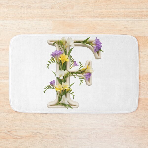 Item preview, Botanical Floral Letter F Monogram designed and sold by Helenaphotoart.