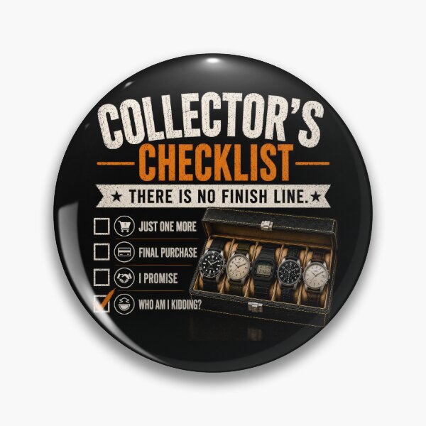 Item preview, Collector's Checklist | Funny Watch Collector T-Shirt | Watch Enthusiast Gift designed and sold by WatchesAndMore.