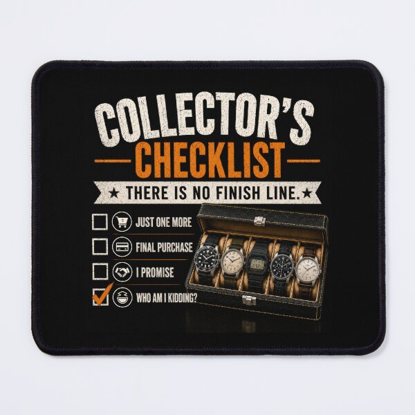 Item preview, Collector's Checklist | Funny Watch Collector T-Shirt | Watch Enthusiast Gift designed and sold by WatchesAndMore.