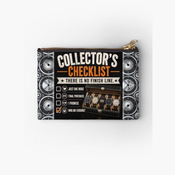 Item preview, Collector's Checklist | Funny Watch Collector T-Shirt | Watch Enthusiast Gift designed and sold by WatchesAndMore.