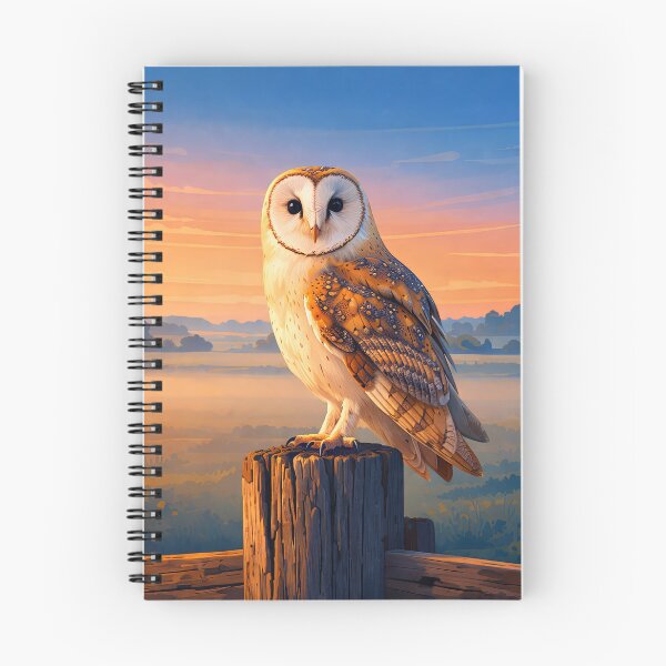 Item preview, Western Barn Owl Retro Style Digital Art designed and sold by kakarikihill.