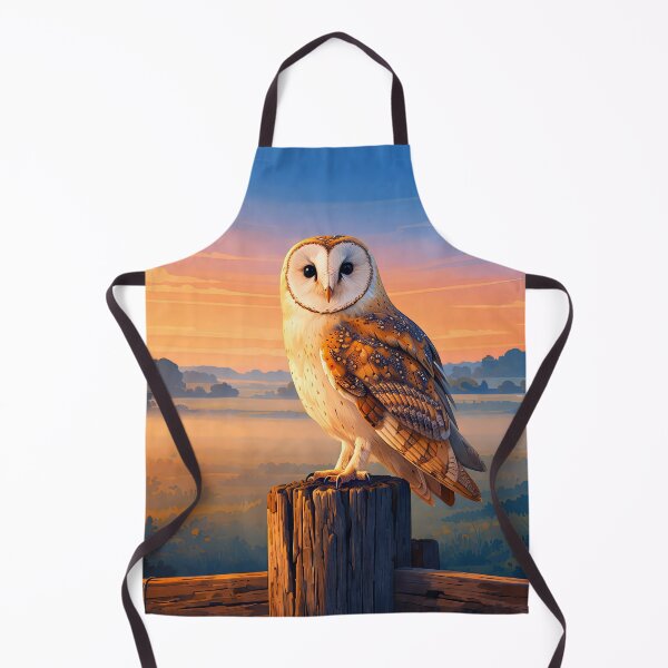 Item preview, Western Barn Owl Retro Style Digital Art designed and sold by kakarikihill.