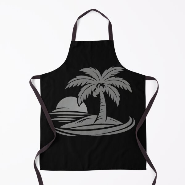 Item preview, Minimal Palm Logo – Gray & White Tropical Design designed and sold by FilBlue.