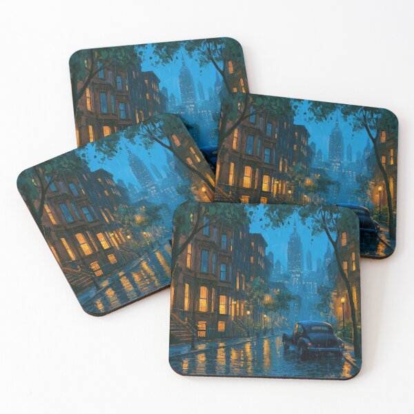 Item preview, Rainy New York Street At Night designed and sold by Rtymer.